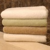 Wooden fiber embroidery bath towel