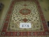 Wool and silk rug