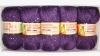 Wool sequins hand knitting wholesale yarn,dyed fancy yarn,new yarn