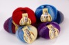 Worsted roving pure wool hand knitting yarn in ball