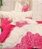 Woven printed Polyester and Cotton bedding sets