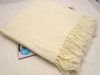 XZ-L0504 white cheaper acrylic blanket