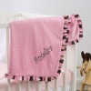 XZ-L0957 animal fleece dee print baby blanket fabric