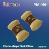 YM-109 Phone Shape PU Neck Pillow