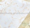 Yarn Dyed Embroidery Organza Curtain Fabric