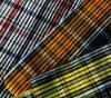 Yarn dyed 100% cotton flocked fabric