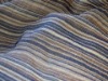 Yarn-dyed Georgette/real silk fabric