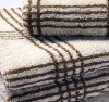 Yarn dyed bath towels 100 cotton