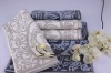 Yarn dyed jacquard bath towel