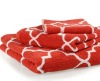 Yarn dyed jacquard bath towel