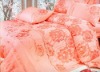 Yarn dyed jacquard comforter set