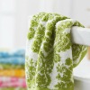 Yarn dyed jacquard hand towel