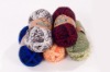 Yarn dyed spinning twisting blended wool hand knirtting yarn
