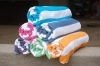 Yarn dyed stripe beach towel