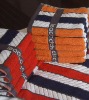 Yarn-dyed striped Jacquard bath towel/promotional towel