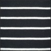 Yarn-dyed striped double knit polyester fabric