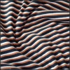 Yarn dyed striped double knit polyester fabric