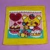 Yellow Cartoon Bear Small Cleanning Face Towel For Children