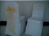 Yellow lemon organza chair sash