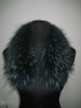 Z014-dark blue fur collar/fur strip/hood trim