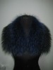 Z016-blue fur collar/fur strip/hood trim