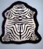 Zebra Hide Giraf Printedon Cow Hide Rug