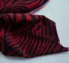 Zebra Printed Spandex Nylon Fabric Textile