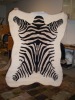 Zebra SheepSkin Rug