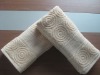 Zero-twist and 21s/1 jacquard bath towel