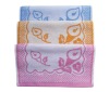 Zero twist cotton Woven JACQUARD face towel