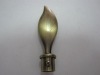 Zinc finial for curtain rod