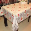 a beautiful eco-friendly smooth waterproof and oilproof PE plastic tablecloth