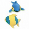 abyssal fish plush animal shaped pillow Animal Toys with 100% PP Cotton Filling, Made of Plush, Available in Various Shapes