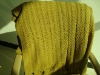 acrylic CABLE knitted throw