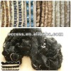 acrylic and nylon bead hand knitting yarn for scarf