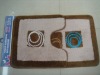 acrylic bath mat set