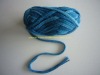 acrylic dyed big mesh knitting yarn in balls