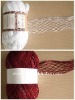 acrylic/lurex net hand knitting yarn with scarf
