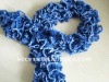 acrylic mesh yarn with pingpong for scarf