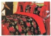 active printed silk bedding set