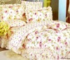 actively printed cotton bedding set