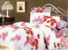 actively printed cotton bedding set