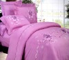 adult  100% cotton embroidery  bedding set