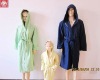 adult and kids in-house soft bathrobe