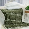 animal printed PV coral fleece blanket