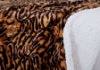 animal printed PV fleece summer blanket