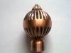 antique color decor iron curtain rod finial