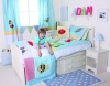 appliqued cotton duvet for kids