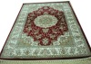 artificial silk carpet in persian design