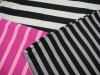 auto feeder stripe polyster cotton yarn dyed knitting fabric